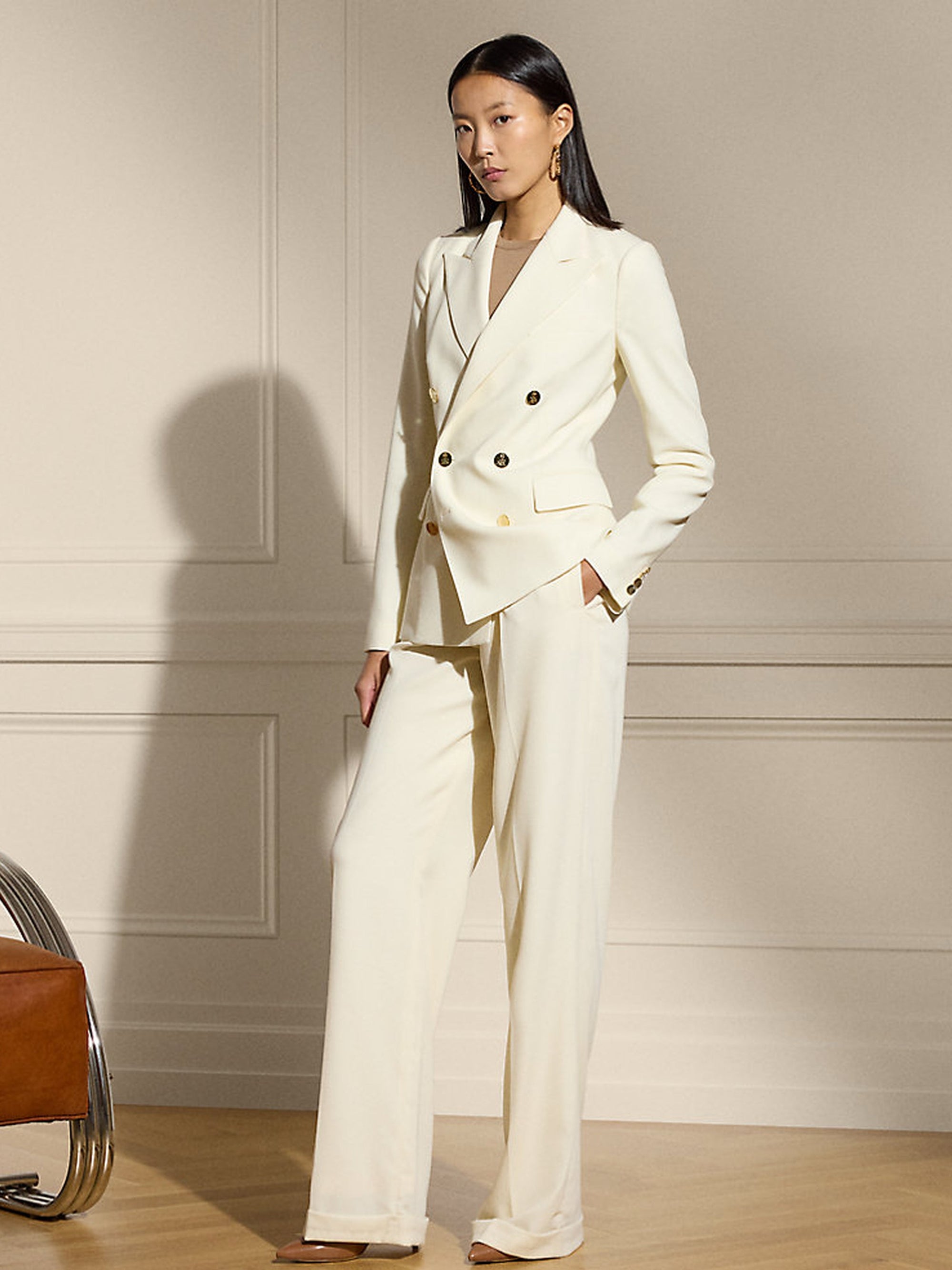 Camden jacket in linen - Lux Cream