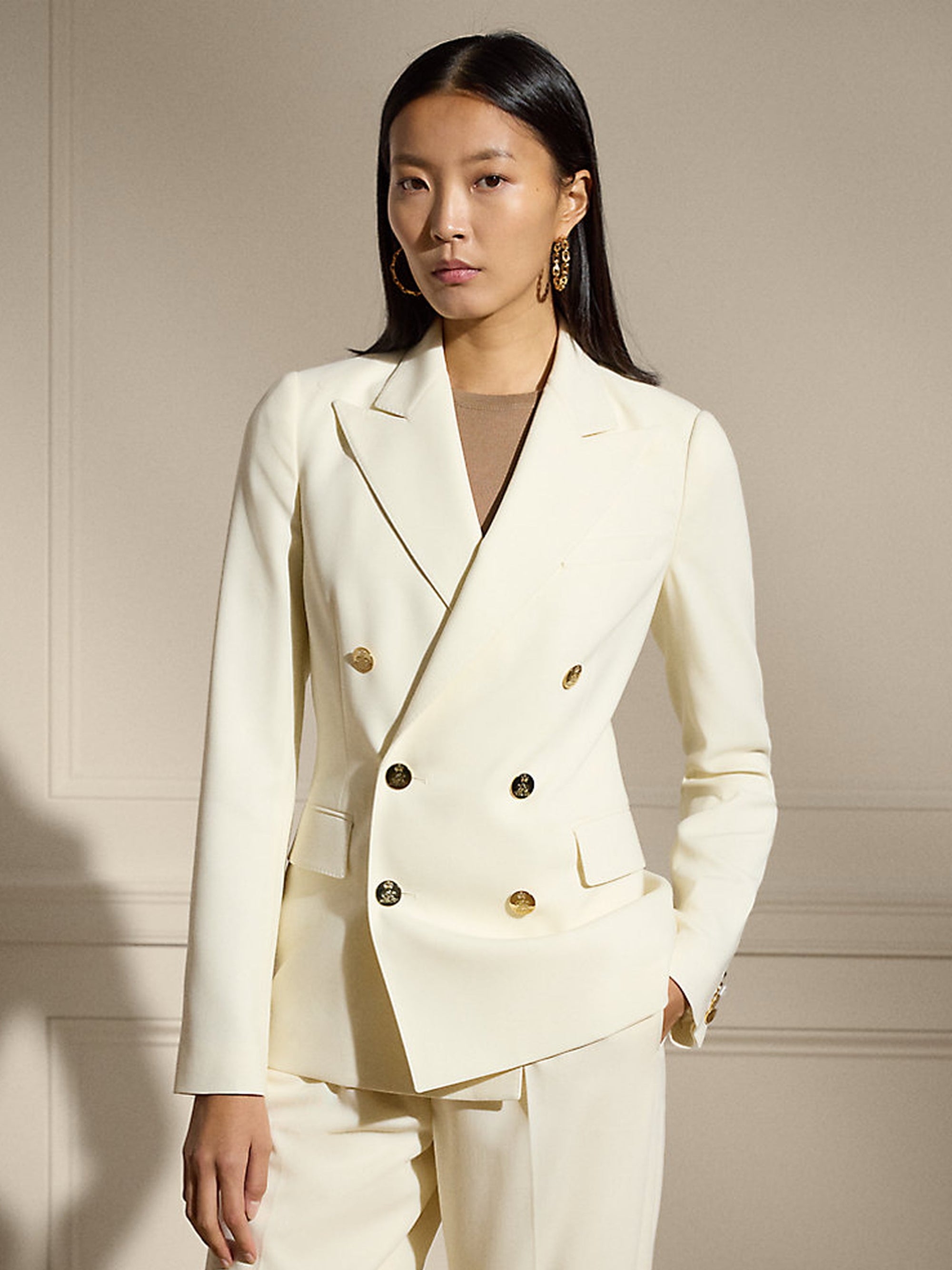 Camden jacket in linen - Lux Cream