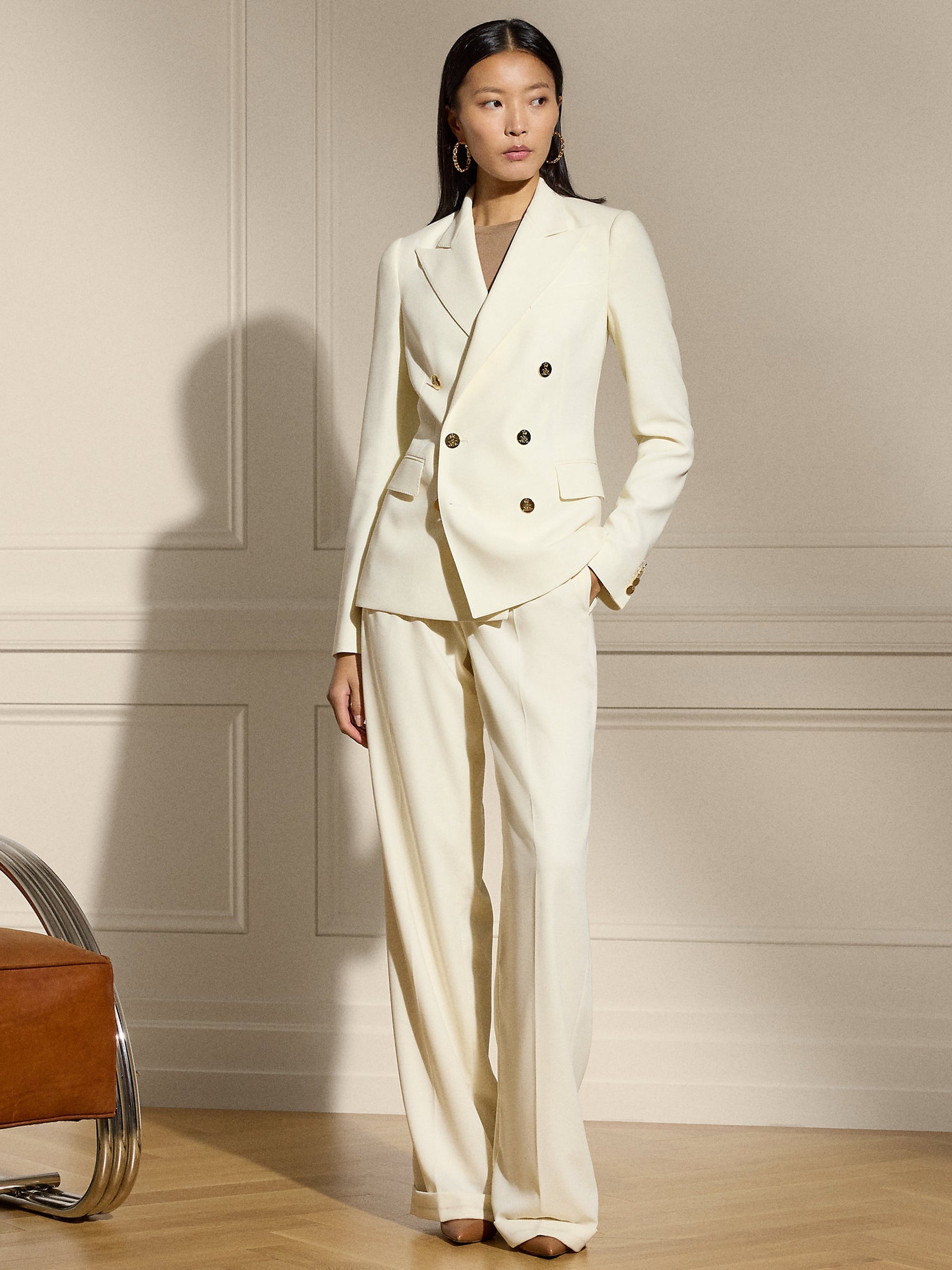 Camden jacket in linen - Lux Cream