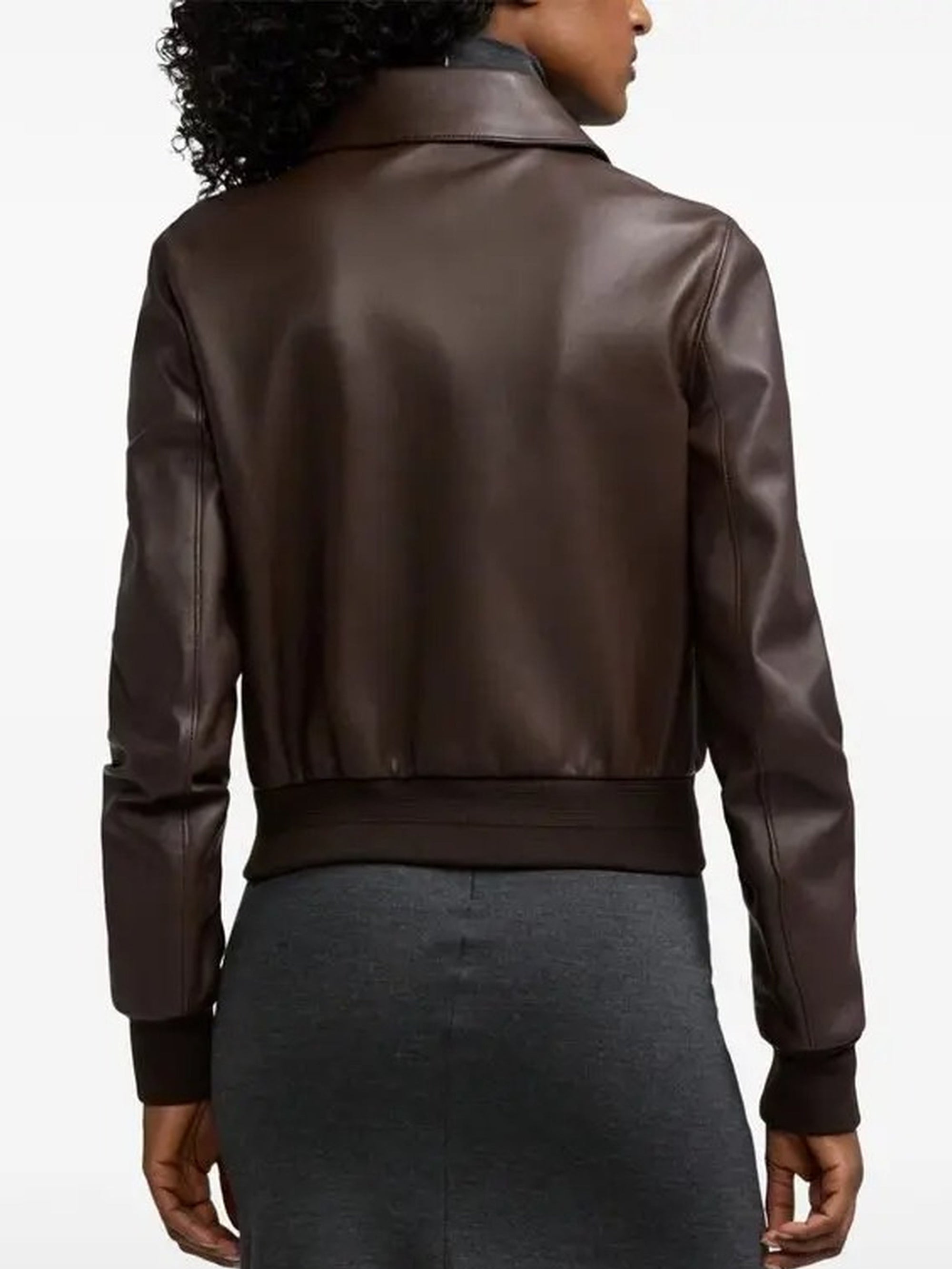 Bomber Sullivan en cuir - Luggage Brown