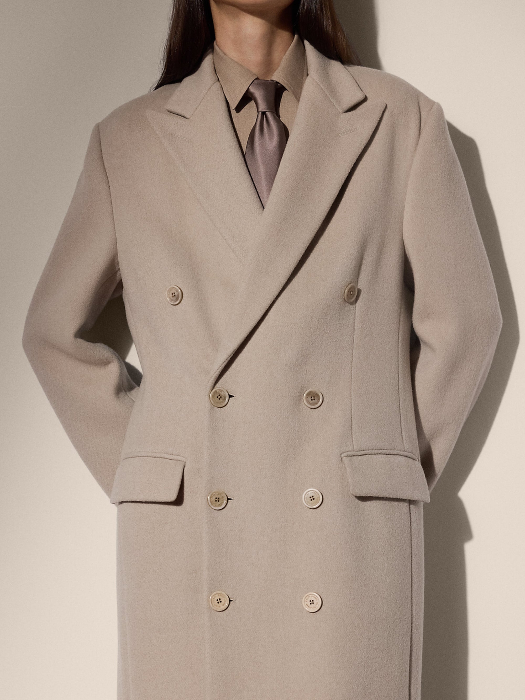Manteau Glenna en cachemire - Mineral