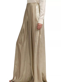 Pantalon Franncis rayé en mousseline de soie - Mineral