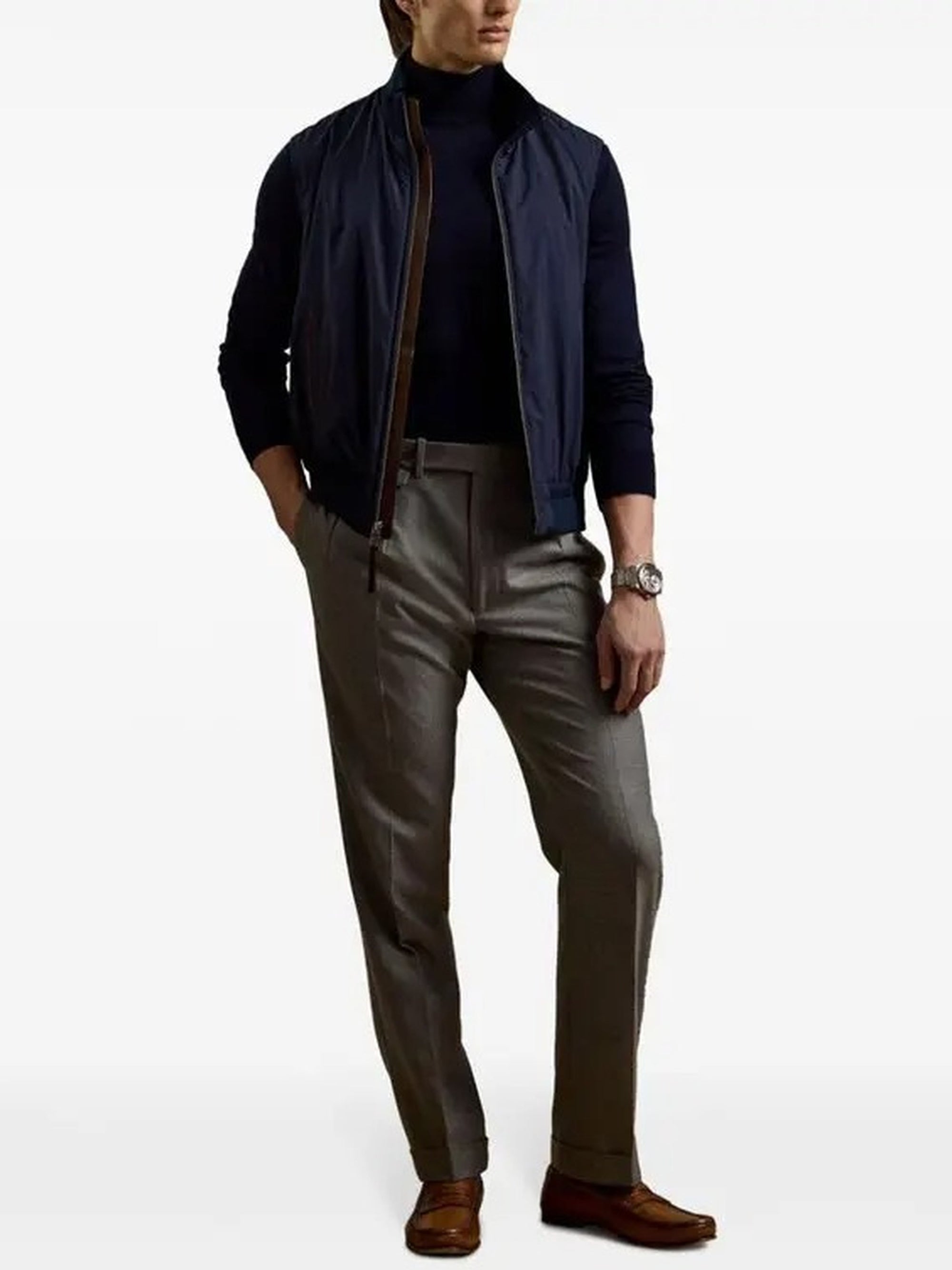 Walker silk performance waistcoat - Maritime Navy