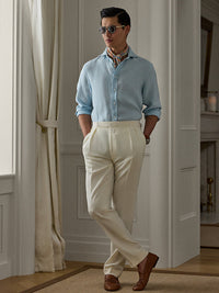 Linen shirt - Soft Blue
