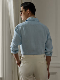 Linen shirt - Soft Blue
