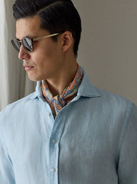 Linen shirt - Soft Blue