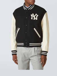 Veste Ralph Lauren Yankees en laine - Black Multi & Polo Black