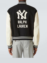 Veste Ralph Lauren Yankees en laine - Black Multi & Polo Black