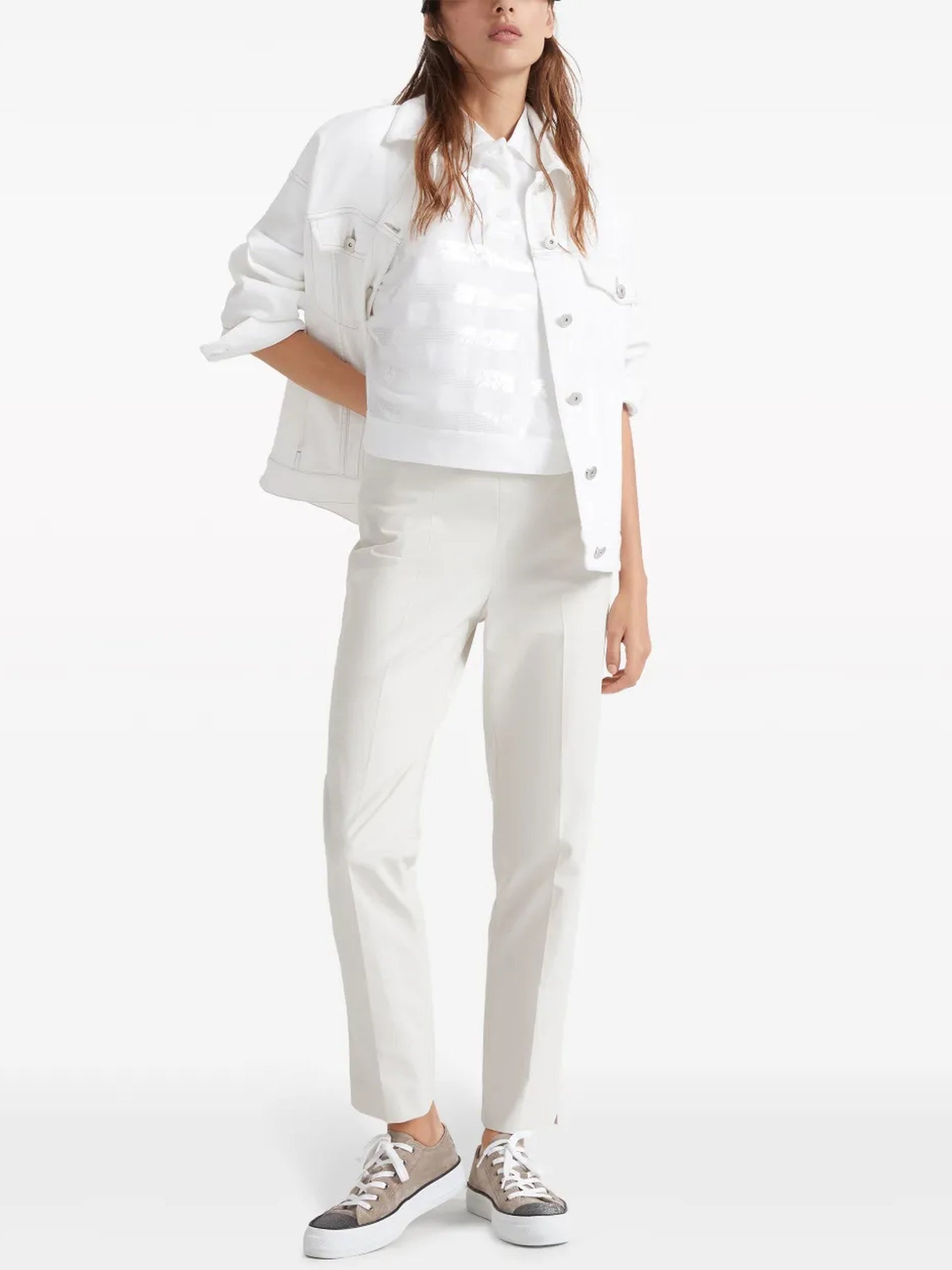 Pantalon Gregory en sergé - Deckwash White