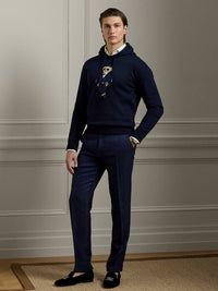 Pantalon costume Gregory en lin - Navy