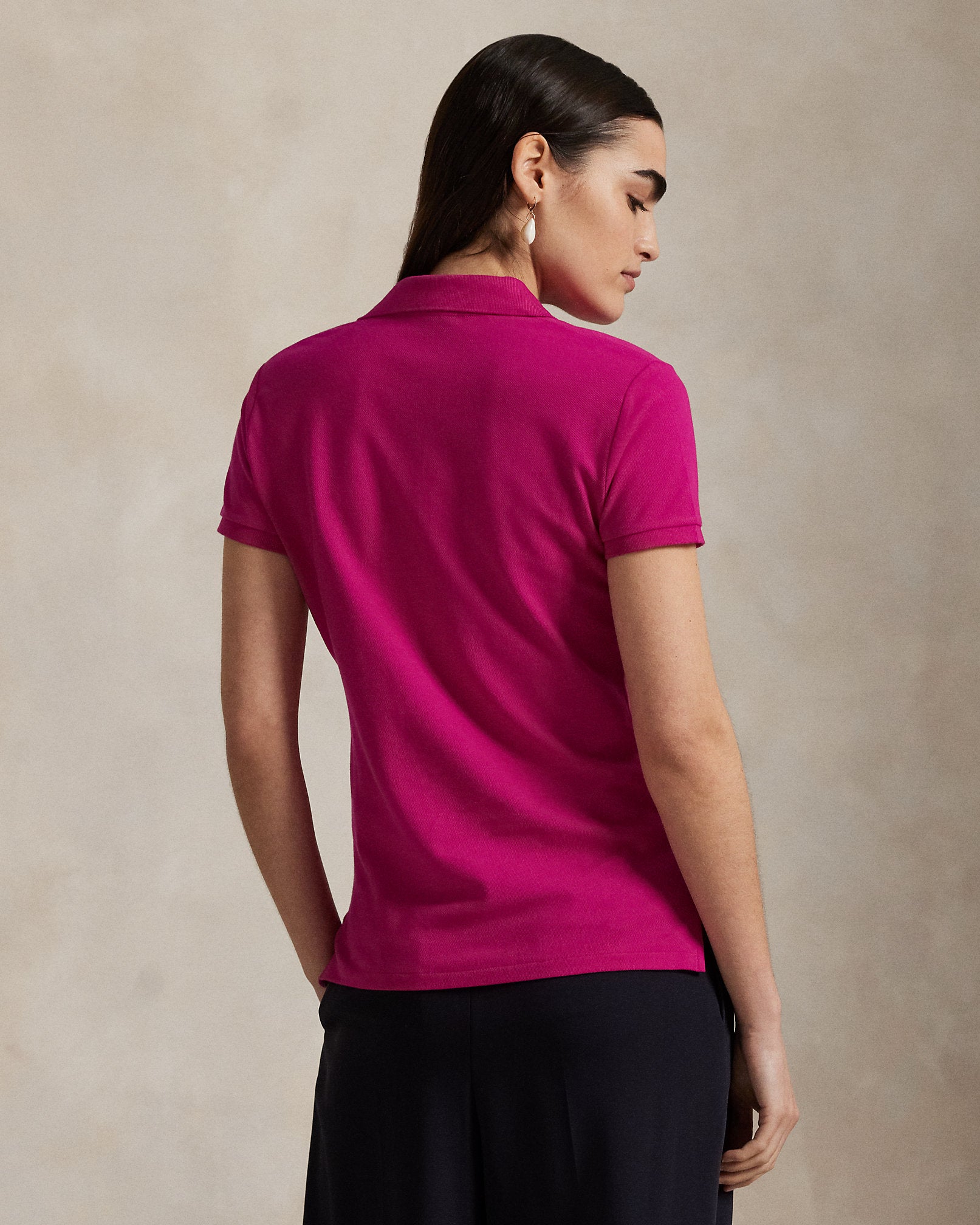 Polo Slim Fit en coton stretch - Harbor Island Blue