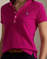 Polo Slim Fit en coton stretch - Harbor Island Blue