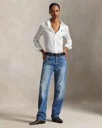 Chemise Relaxed Fit en sergé de coton - White