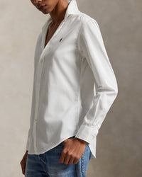 Chemise Relaxed Fit en sergé de coton - White
