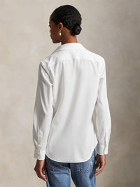 Chemise en coton interlock - White