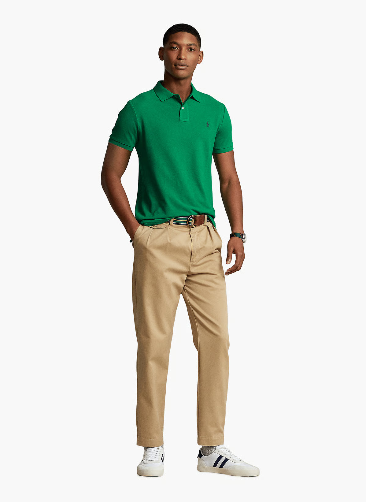 Polo iconique en coton piqué - Cruise Green