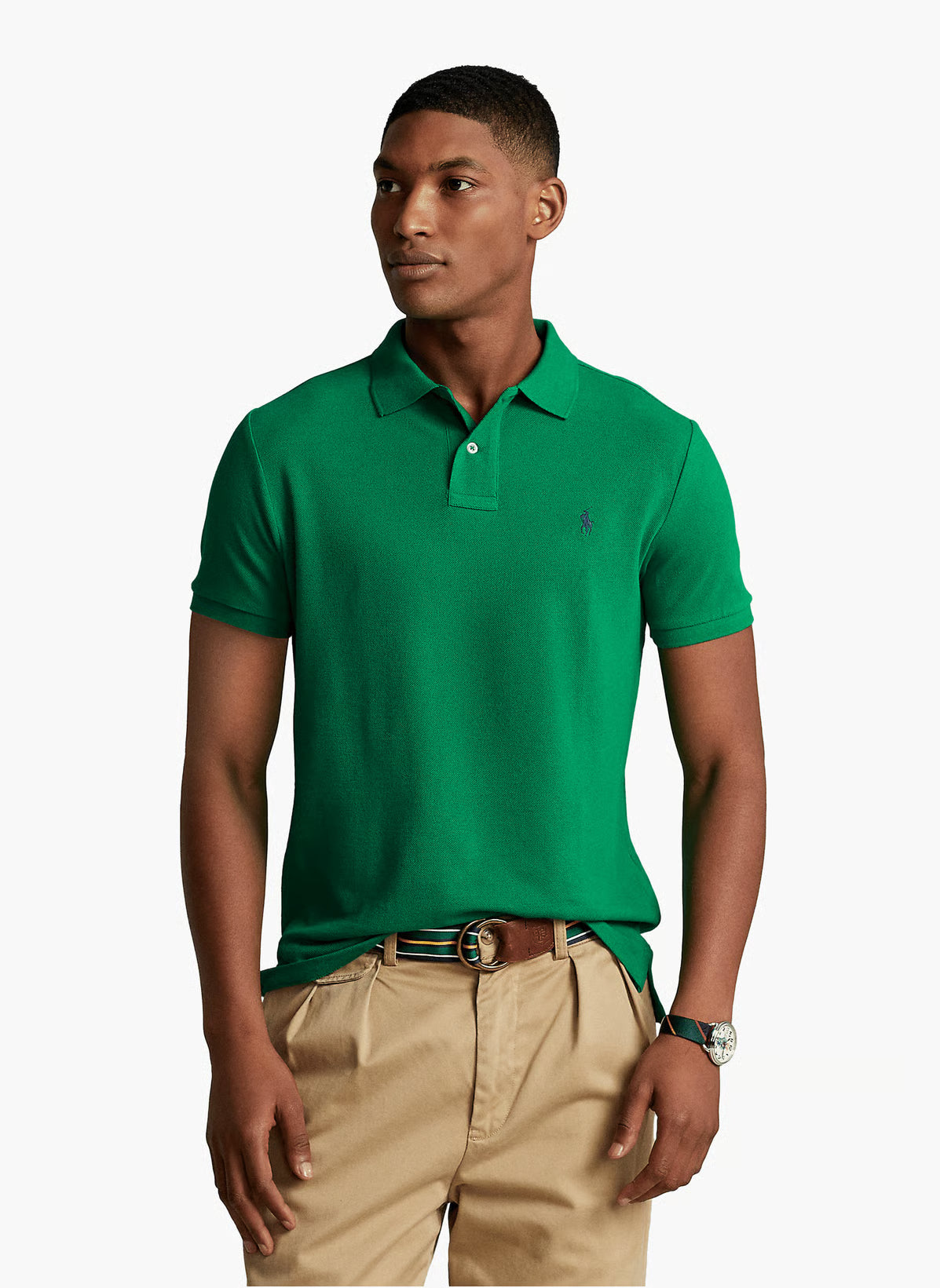 Polo iconique en coton piqué - Cruise Green