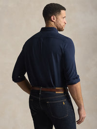 Chemise ajustée en popeline grattée - Refined Navy
