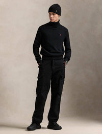 Pull à col roulé en coton - Polo Black