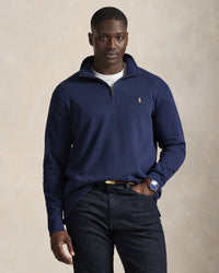 Pull demi-zippé côtelé Estate - Cruise Navy