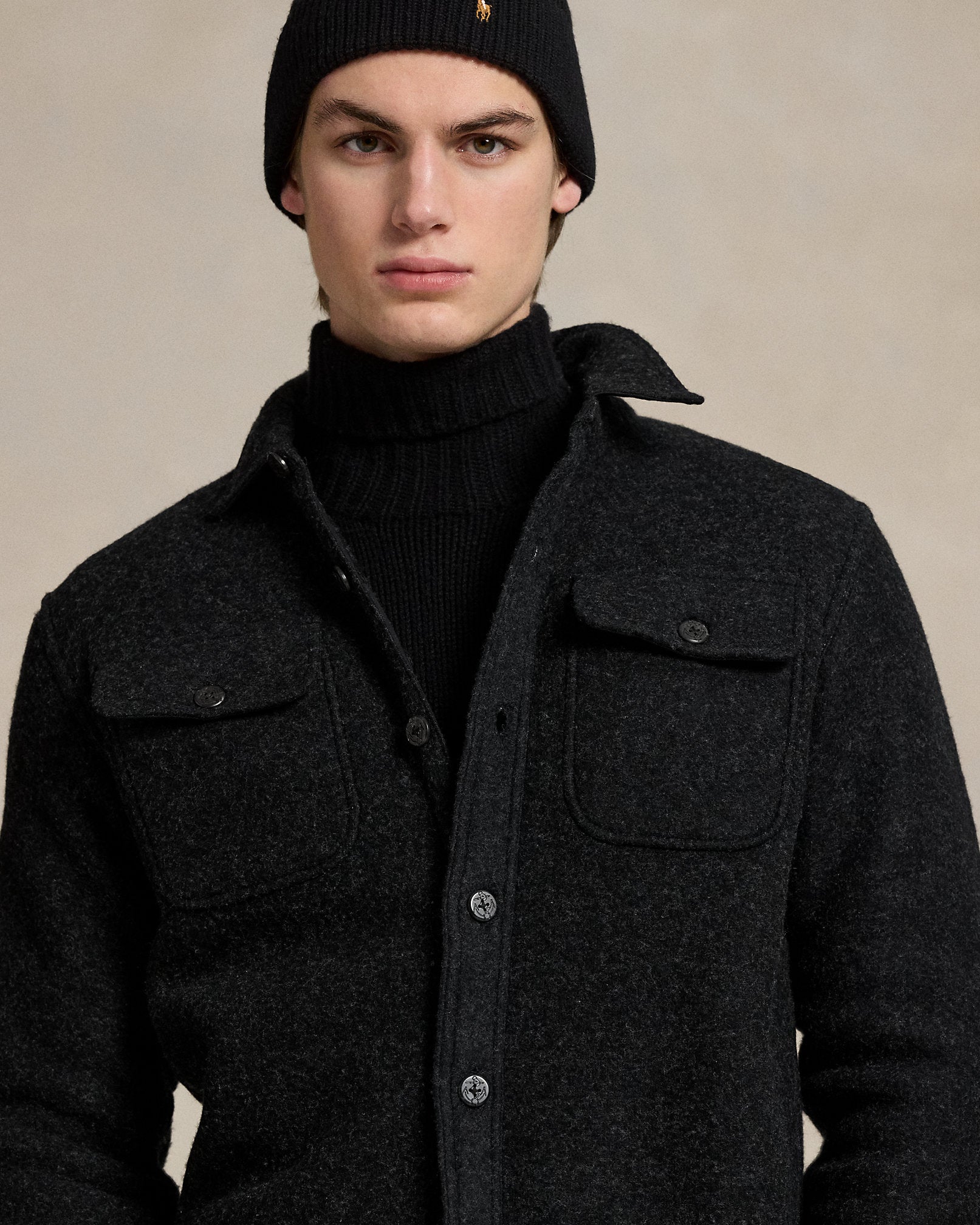 Pull workwear en coton - Navy & Grey Heather