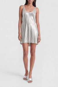 Metallic knit dress - Silver