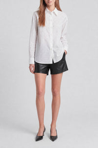 Chemise oversize à cristaux - Optical White