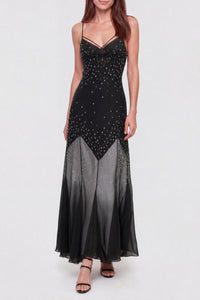 Embellished maxi dress - Black
