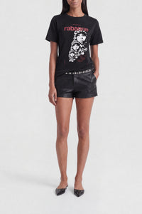Print T-shirt - Black