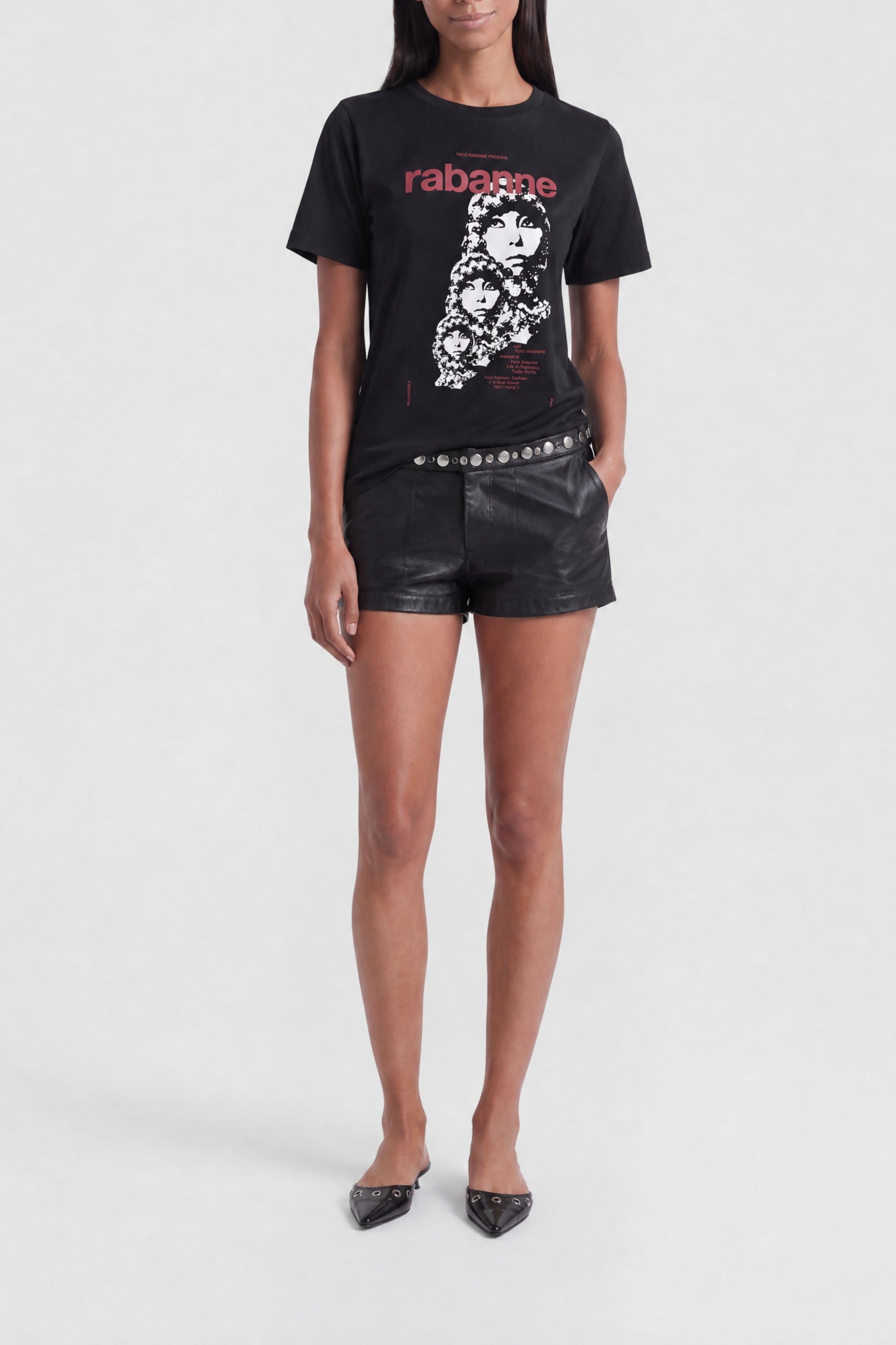 Print T-shirt - Black