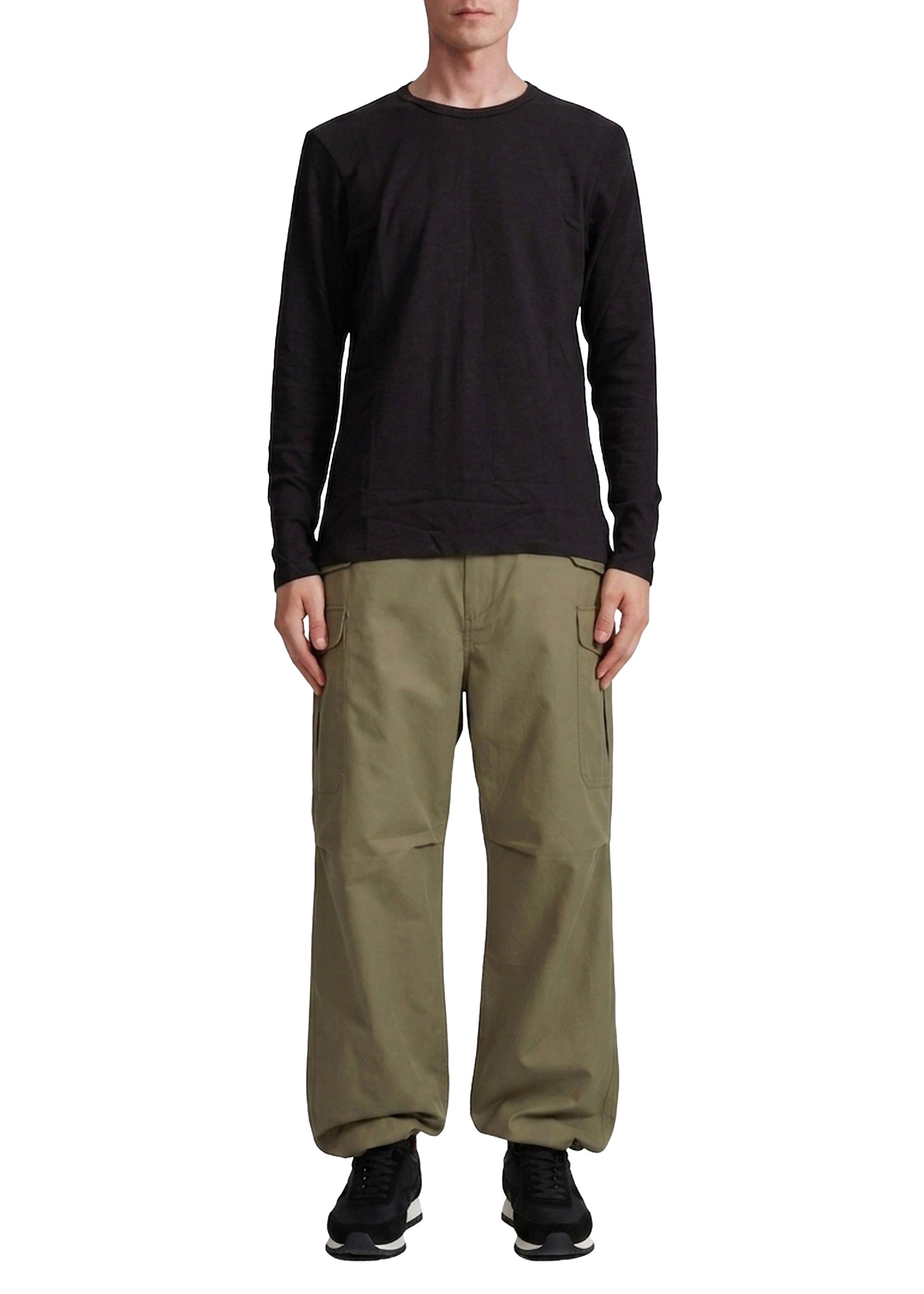 Classic long-sleeved T-shirt - Black