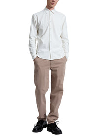 Chemise Tomlin en pur coton Pima - Blanc