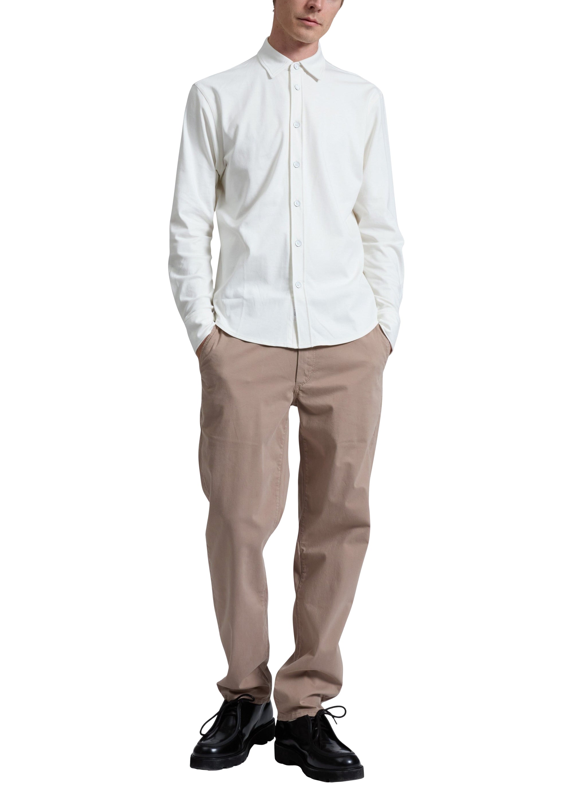 Chemise Tomlin en pur coton Pima - Blanc