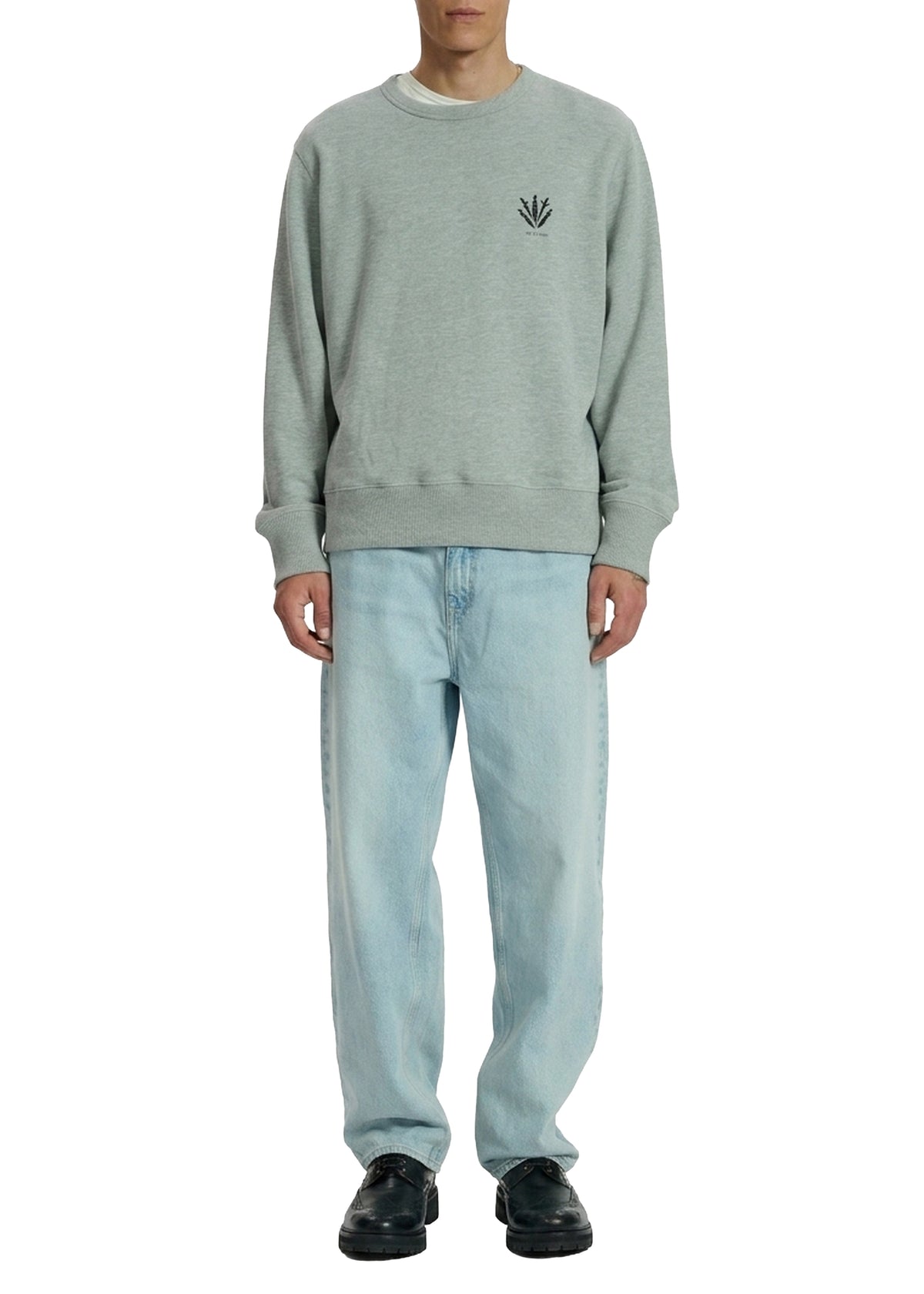 Damon round-neck jumper - Grey