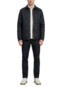 Chemise matelassée Dane - Noir
