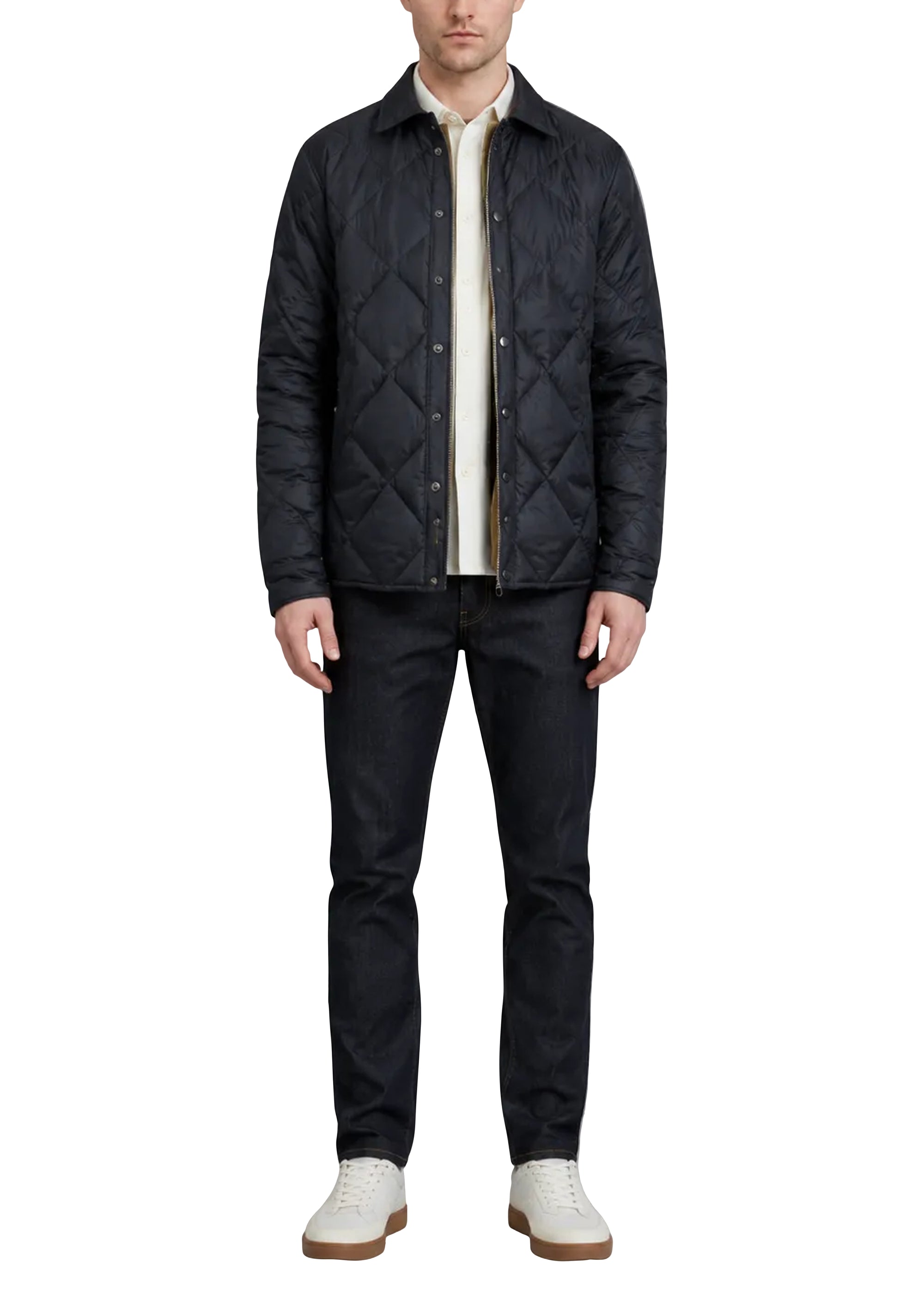 Chemise matelassée Dane - Noir