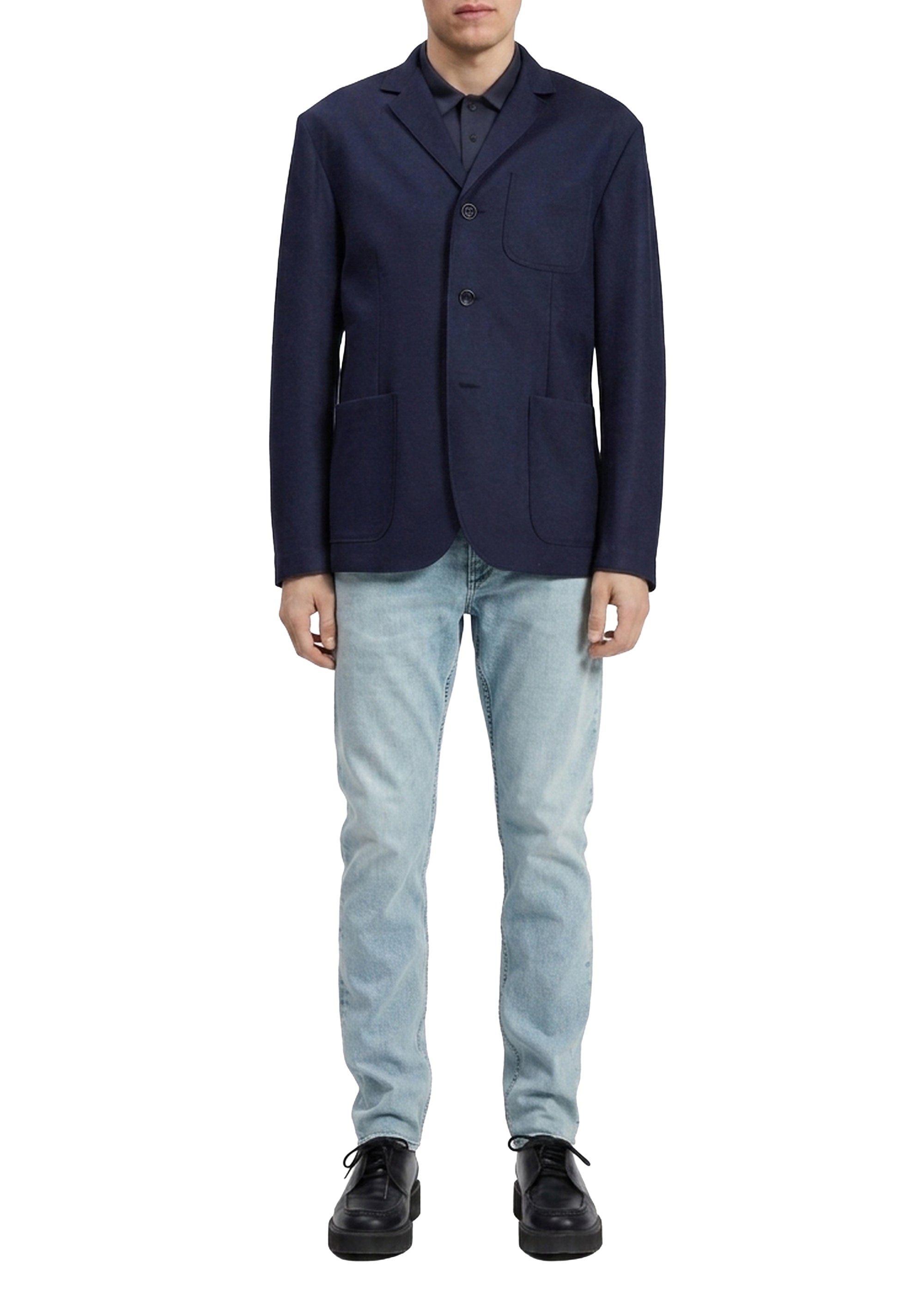 Achilles wool blazer - Navy