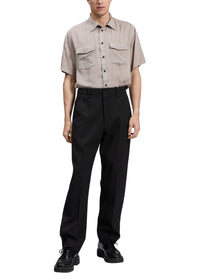 Chemise à manches courtes Matthew à 2 poches - Elephntgry