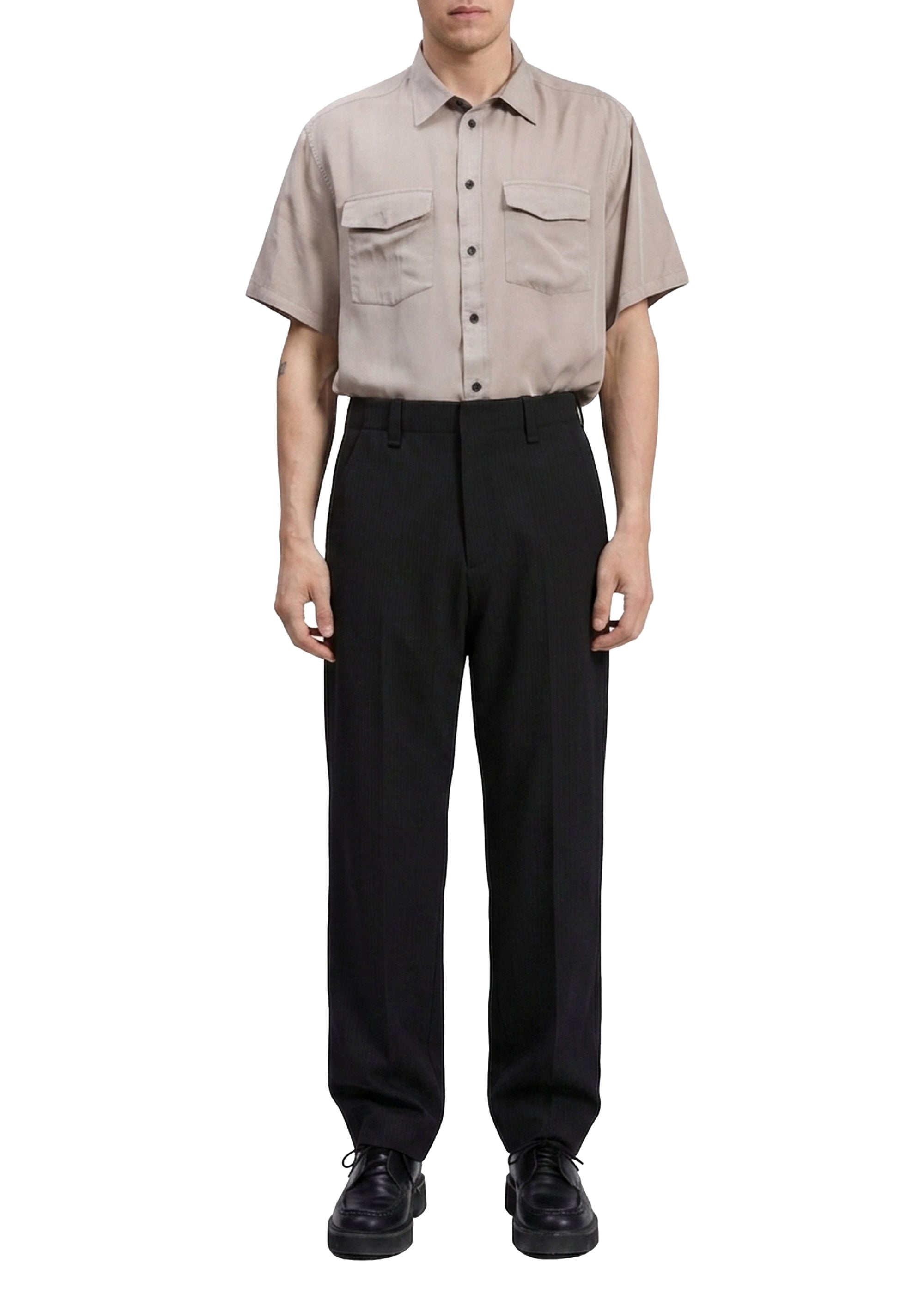 Matthew short-sleeved shirt - Grey