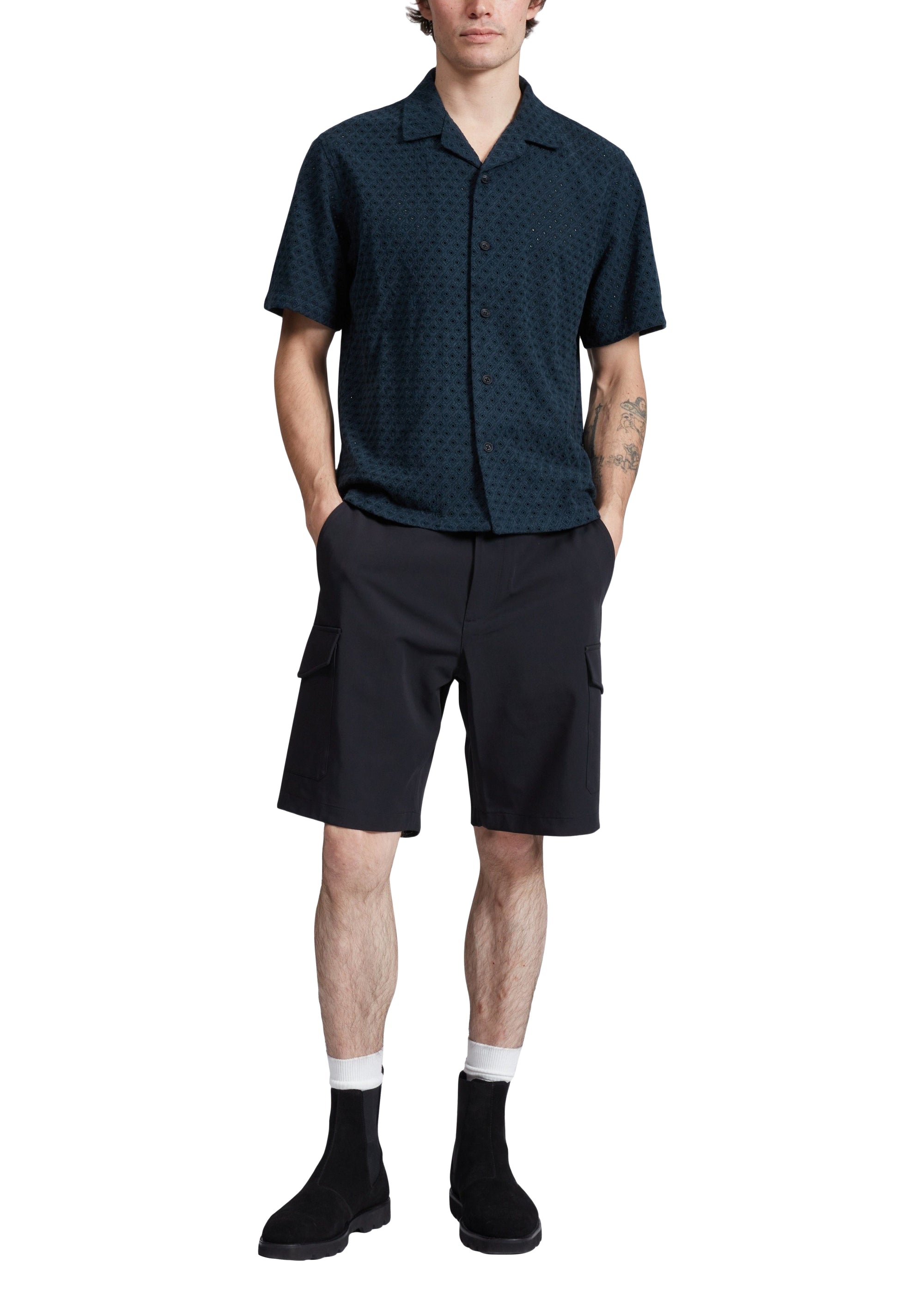 Chemise Avery Resort en jacquard à losanges - Salute