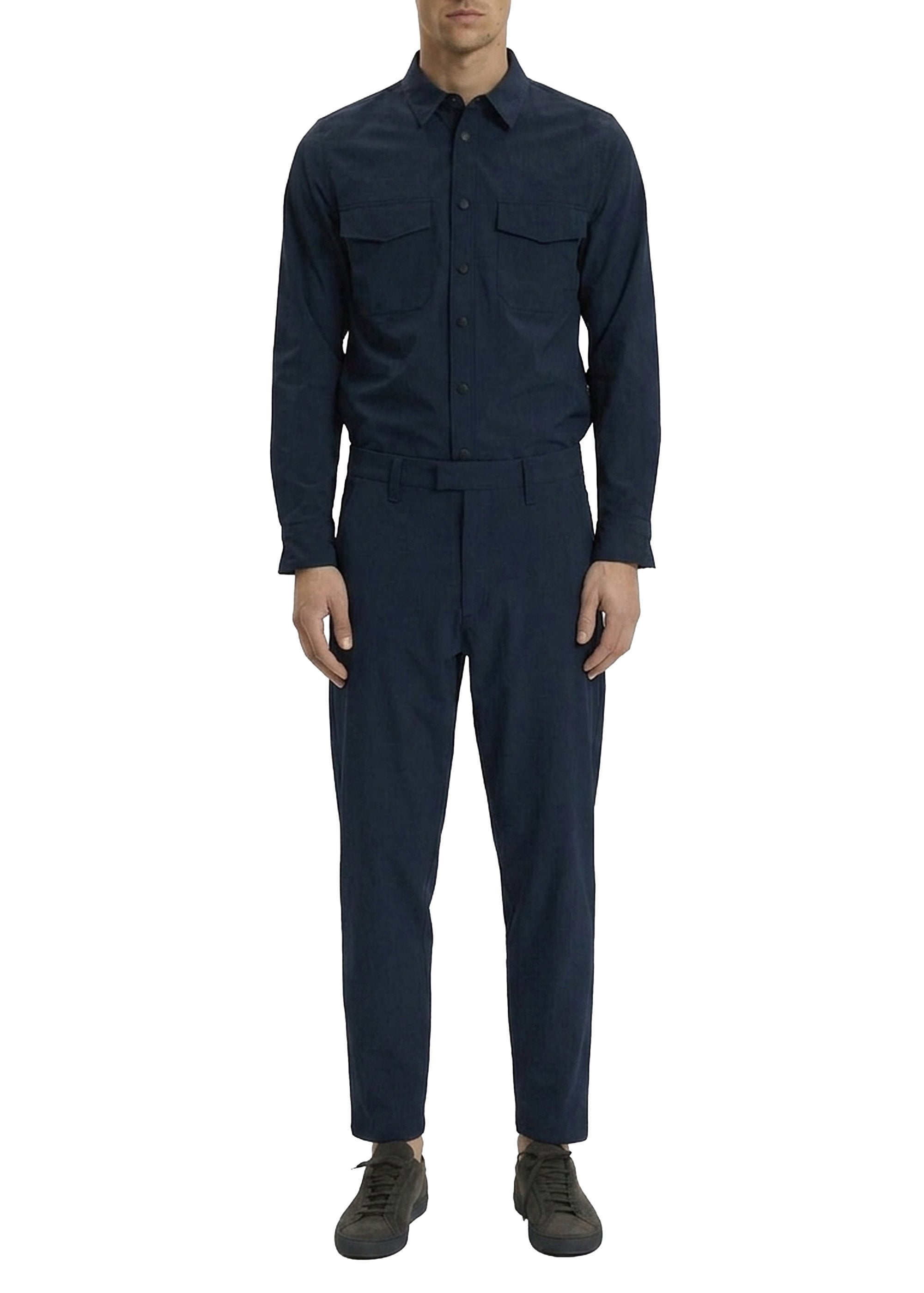 CPO long-sleeved shirt - Navy