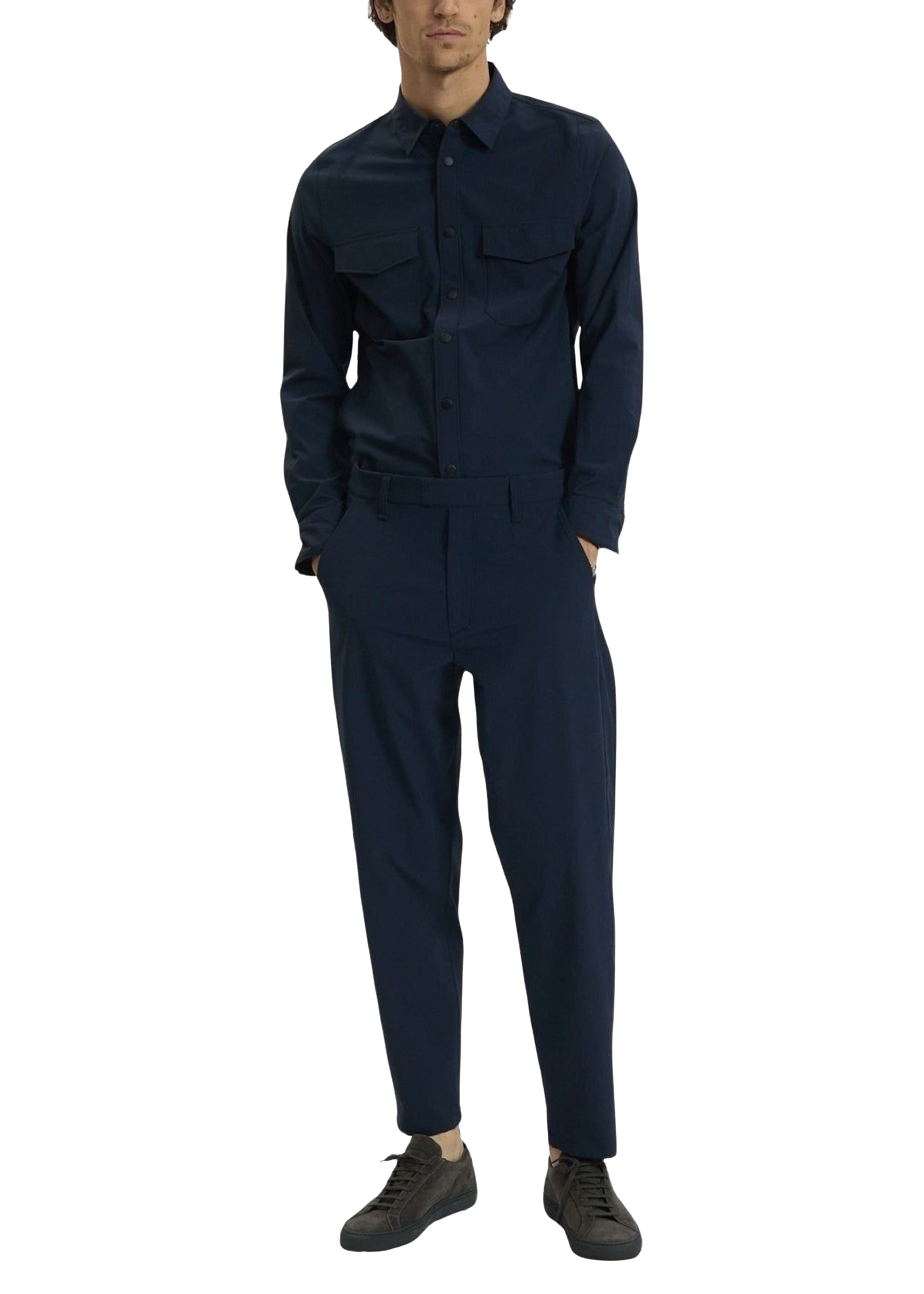 Pantalon fuselé en nylon - Navy