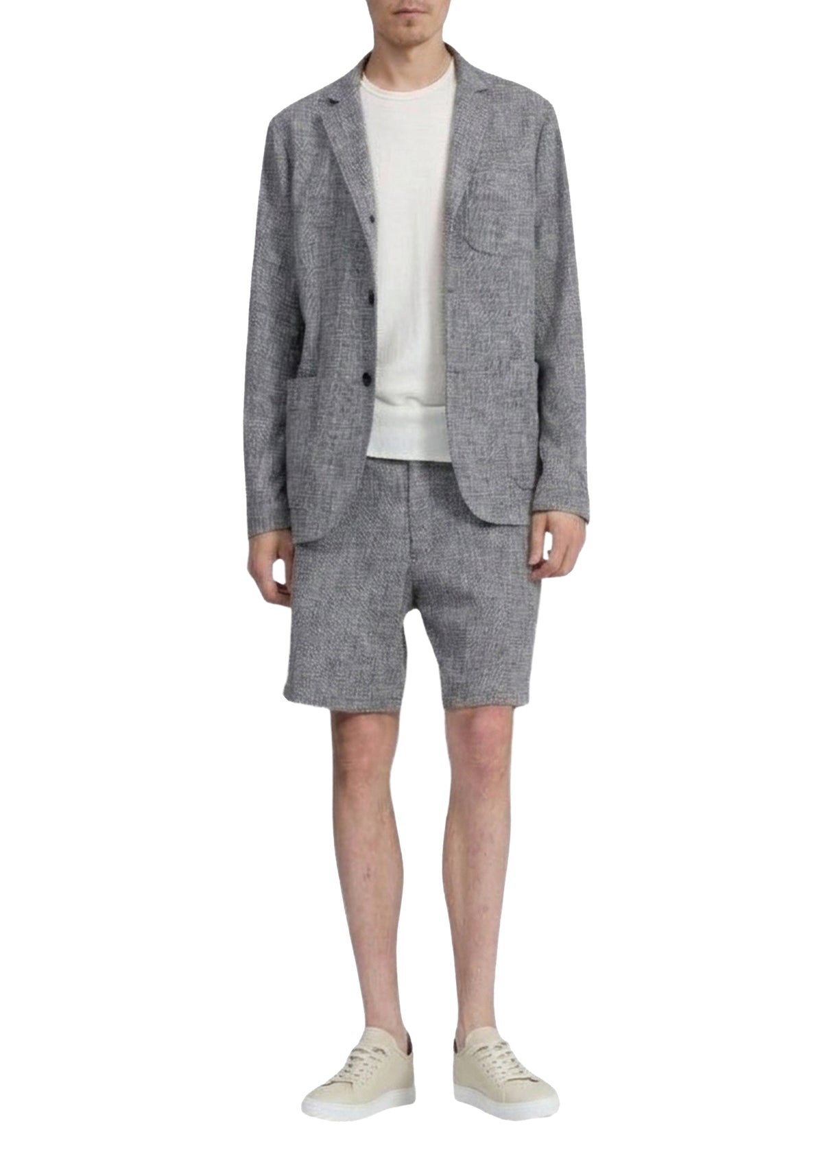 Butler blazer with patch pockets - Grey