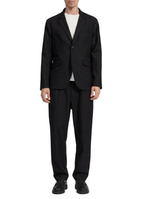 Butler ripstop wool blazer - Black