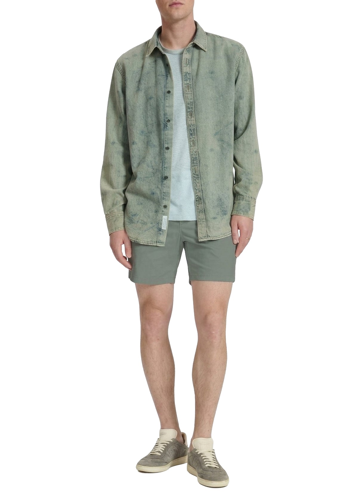 Standard chino shorts - Lichen