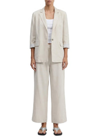 Allison loose-fit trousers - Ivory