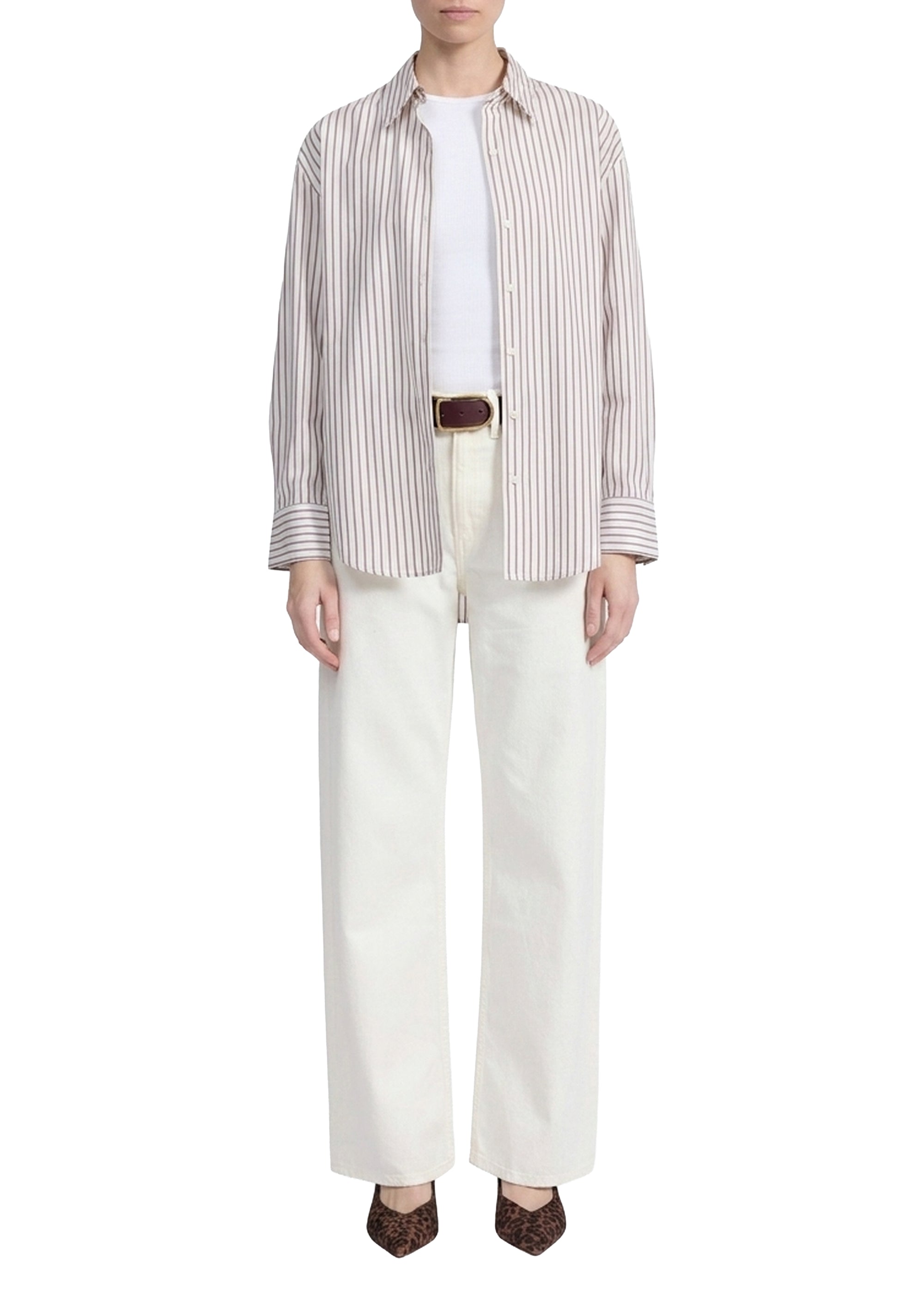 Jessica striped shirt - Ivory