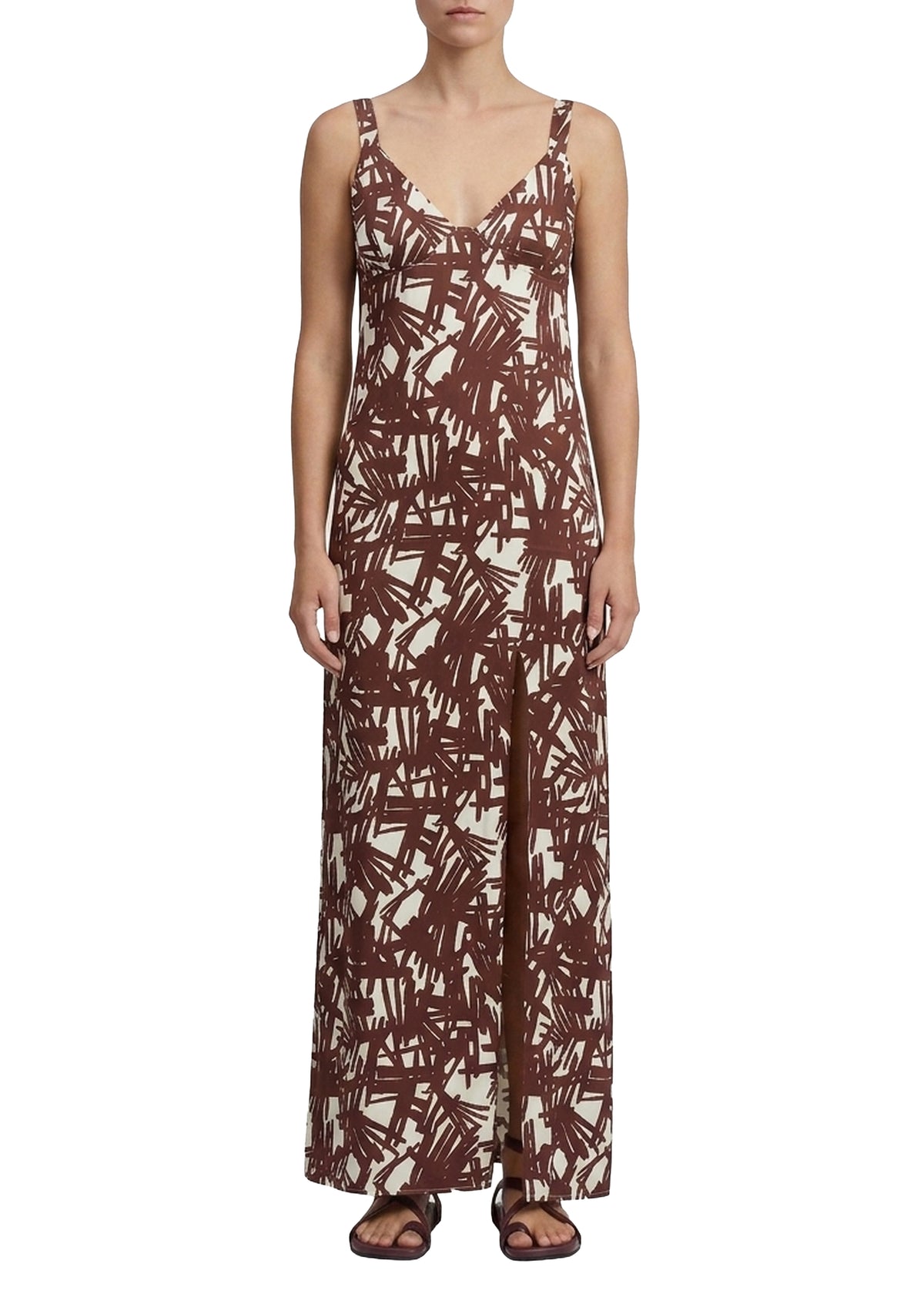 Aubrey maxi dress - Brown