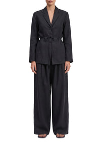 Chappell belted blazer - Black