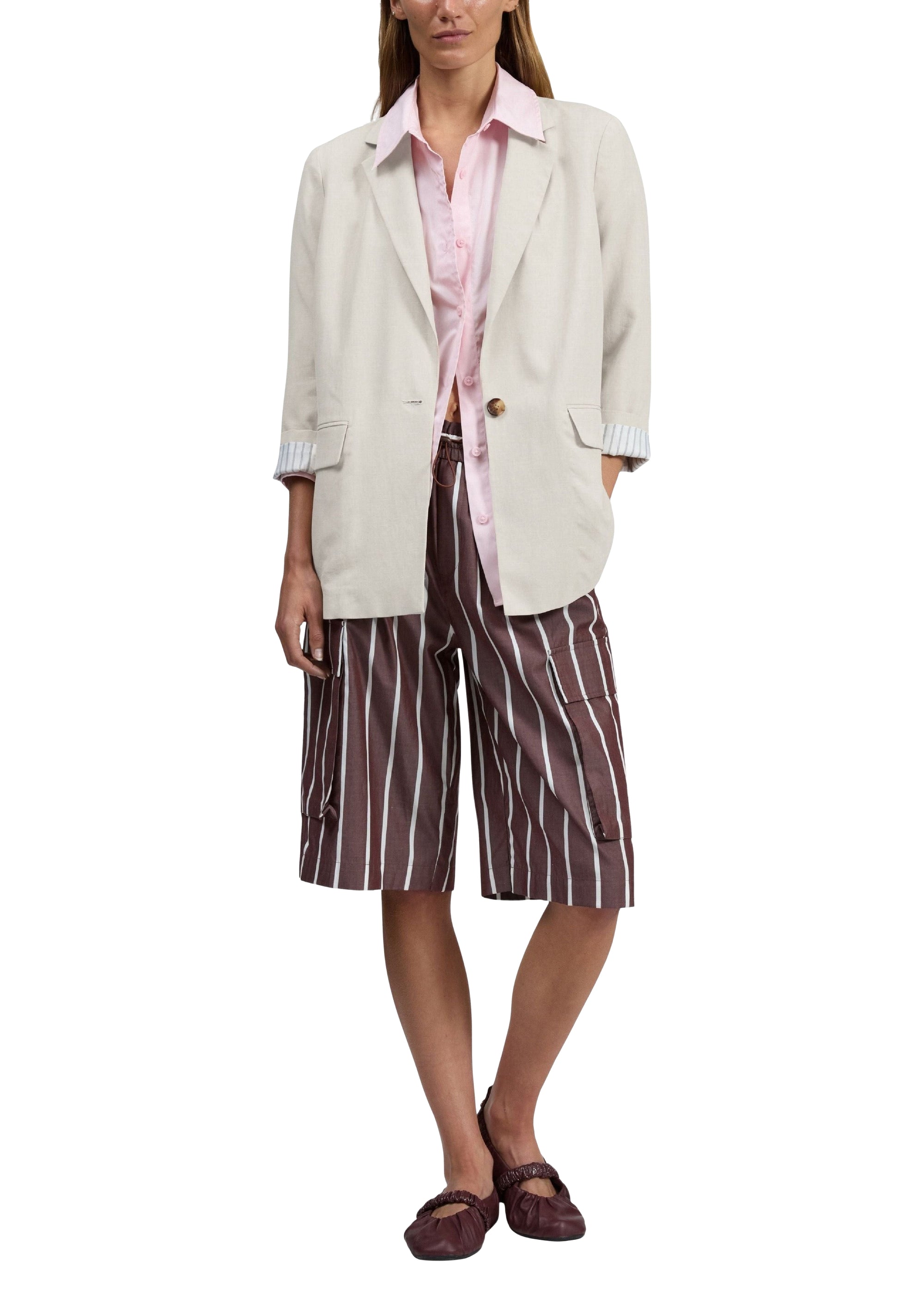Blazer en lin Jennie - Ivory